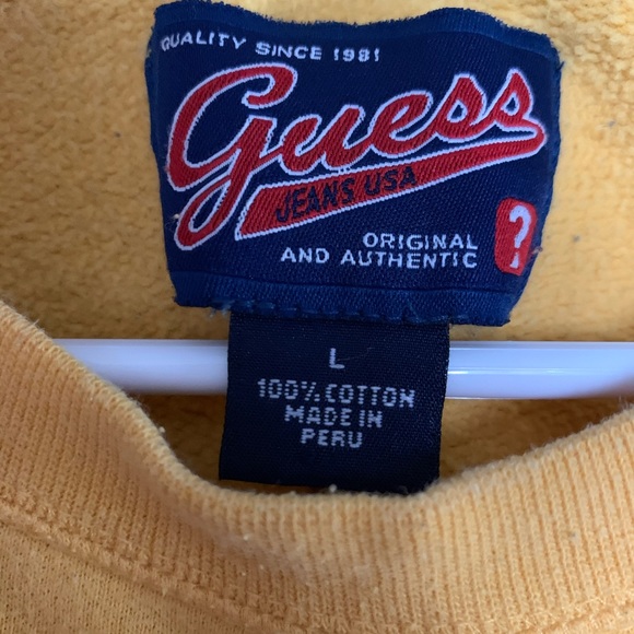 Vintage Guess Fleece Crew Neck Tee - Picture 2 of 4